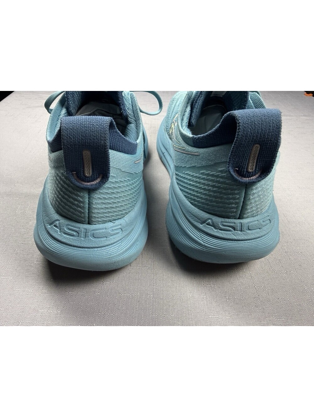 ASICS Gel-Nimbus 27 Running Shoes Size Womens US 9 1/2 Stillwater/Cream (Blue) - Picture 4 of 9